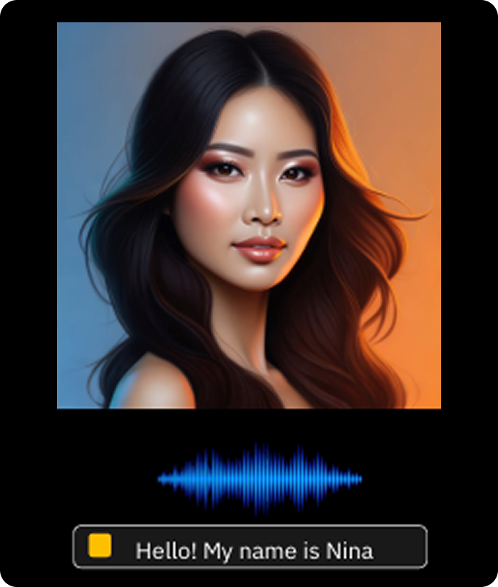 AI assistant interface